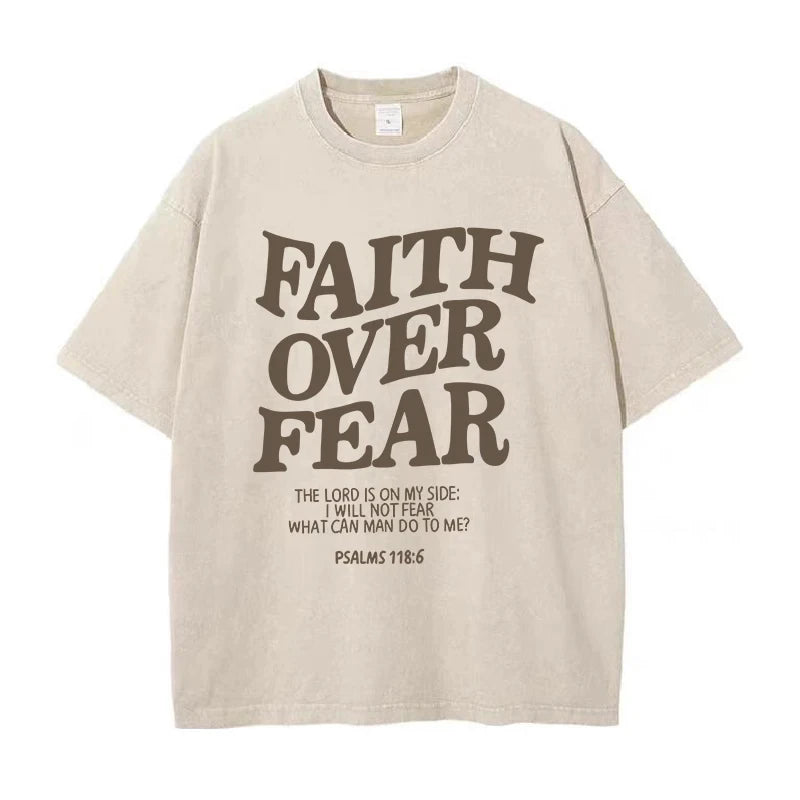 Faith Over Fear T-Shirt – Bold Christian Statement Tee