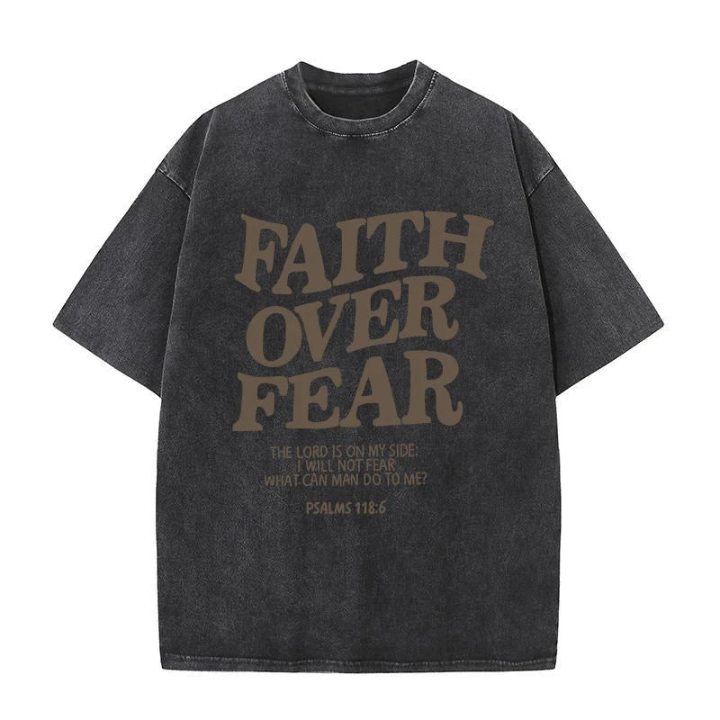Faith Over Fear T-Shirt – Bold Christian Statement Tee