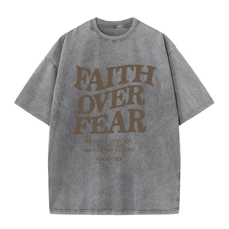 Faith Over Fear T-Shirt – Bold Christian Statement Tee