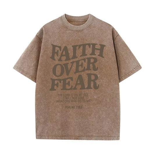 Faith Over Fear T-Shirt – Bold Christian Statement Tee